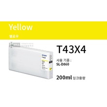 엡손 SL-D860용 옐로우 잉크 [T43X4]